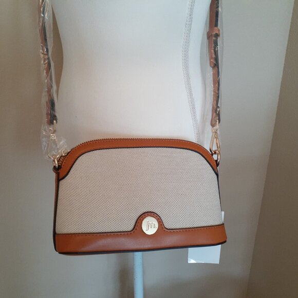 Jessica Moore Canvas Crossbody Bag NWT - Picture 2 of 15